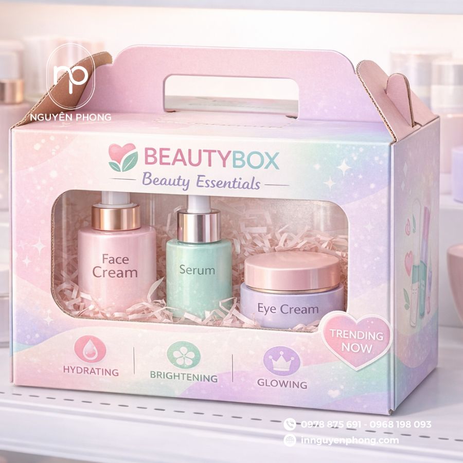 Hộp carton đựng mỹ phẩm 